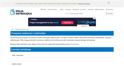 Desktop Screenshot of kontakt.moja-ostroleka.pl