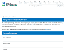 Tablet Screenshot of kontakt.moja-ostroleka.pl